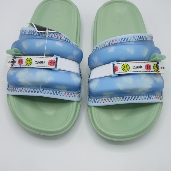 Jordan Other - Jordan Men's Size 9 Super Play Slide SP x J Balvin Celestine Blue  DR1330-413